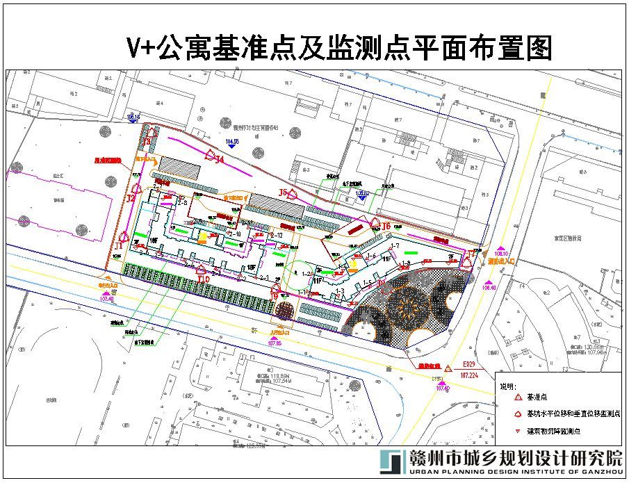 基坑基准点及监测点布置图.jpg